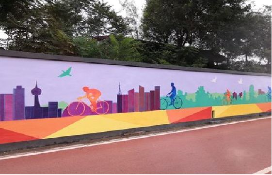 娄底墙体彩绘-围墙