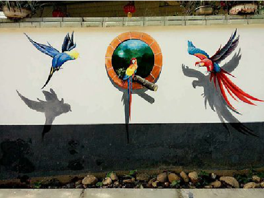 娄底视觉错位-3D墙绘设计