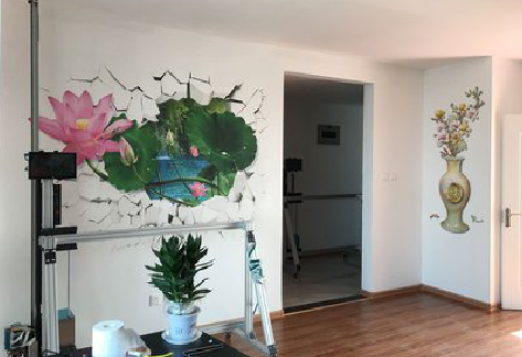 娄底墙体彩绘相比墙纸的优势。